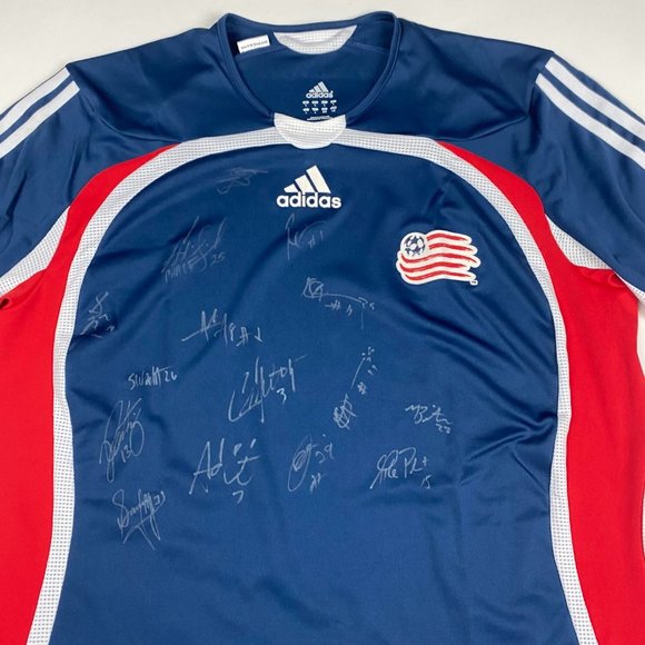2006 New England Revolution Autographed Adidas Jersey Mens Large MLS Soccer - Picture 3 of 11